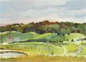 Lake Nityananda - Watercolor Print
