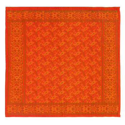 Silk Brocade Puja Cloth 10"x10"