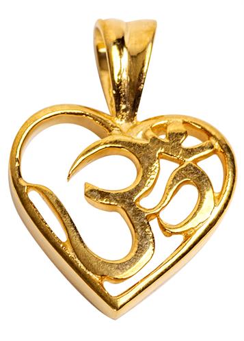 Heart-shaped OM Pendant