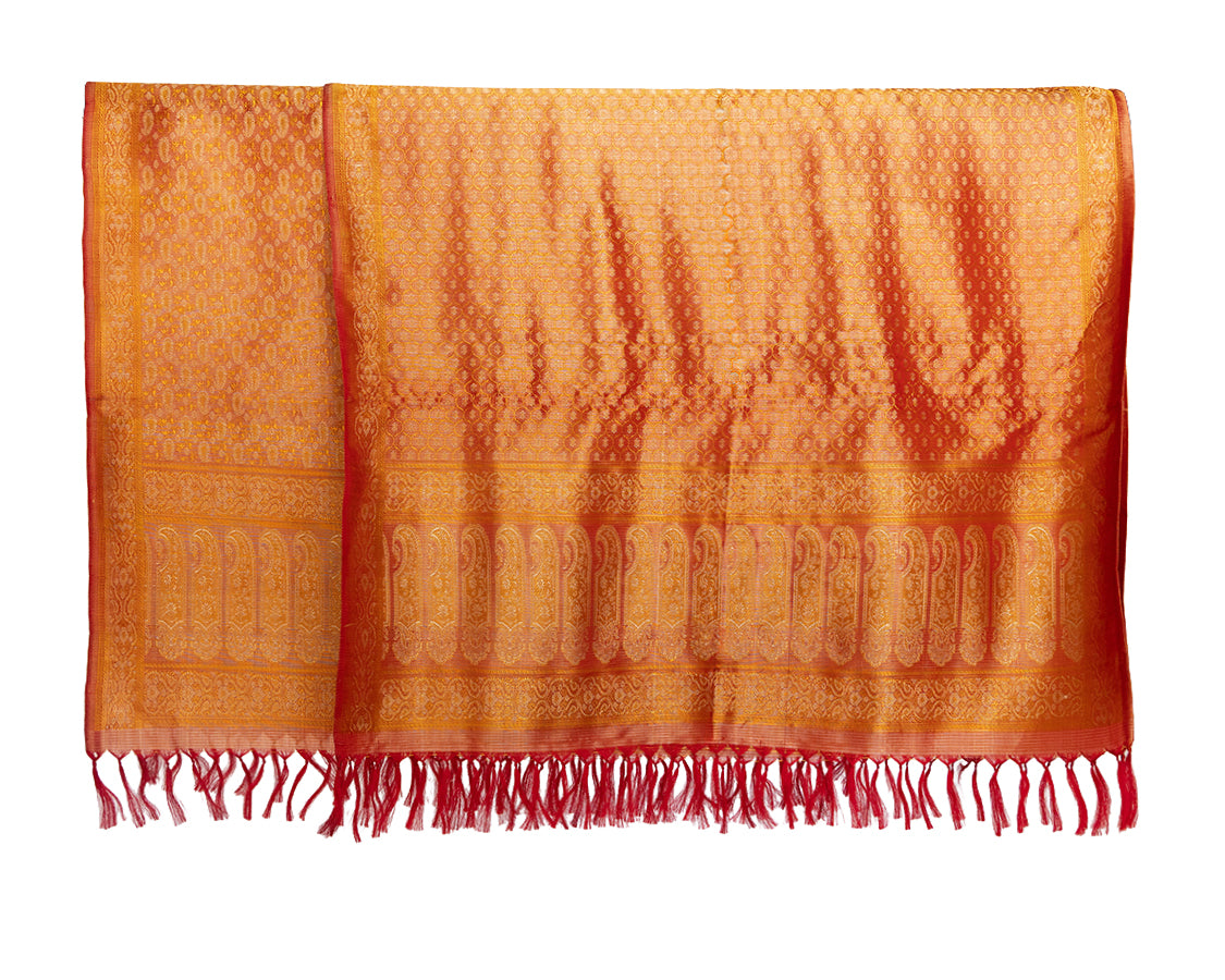 Silk Brocade Puja Cloth 22"x36"