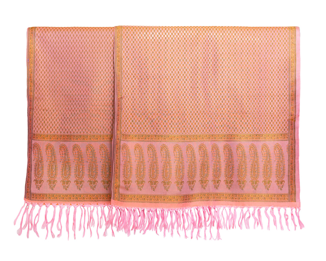 Silk Puja Cloth with Pattern 22"x 72"