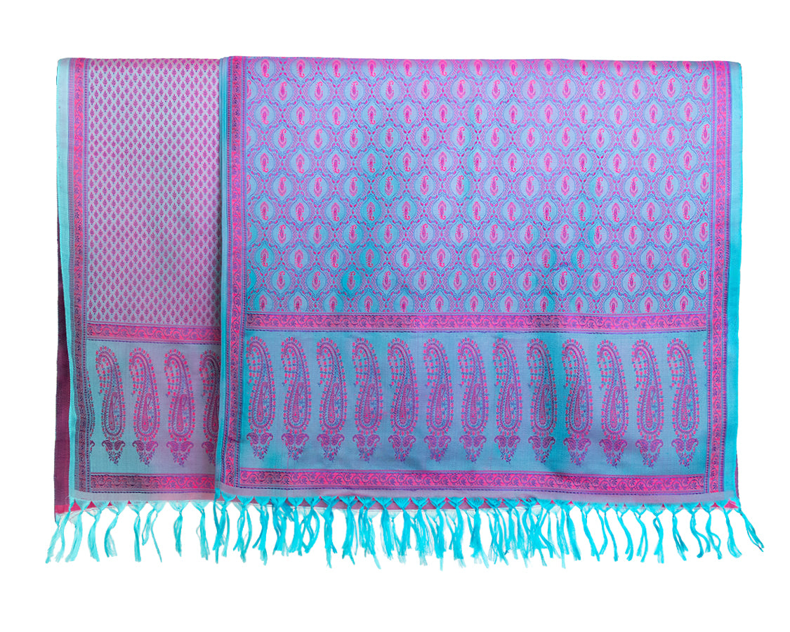 Silk Puja Cloth with Pattern 22"x 72"