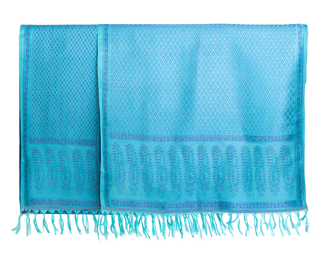 Silk Puja Cloth with Pattern 22"x 72"
